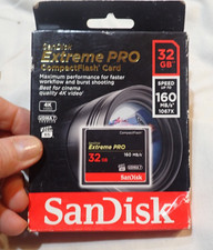 Sandisk Extreme Pro 32GB 32G Compact Flash Card CF 160MB/s 1067x UDMA7