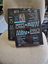 100 Ultra Pro Platinum 3-POCKET 4x6 Pages Cards, Photos, Currency, NIP