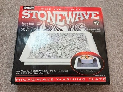 Emson Original Stonewave Microwave Warming Plate - As Seen On TV