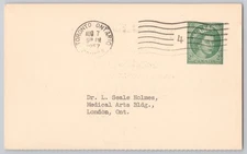 Toronto, Ontario Stamp Club reminder, 3247 Lawrence Ave E, Chrome 1957