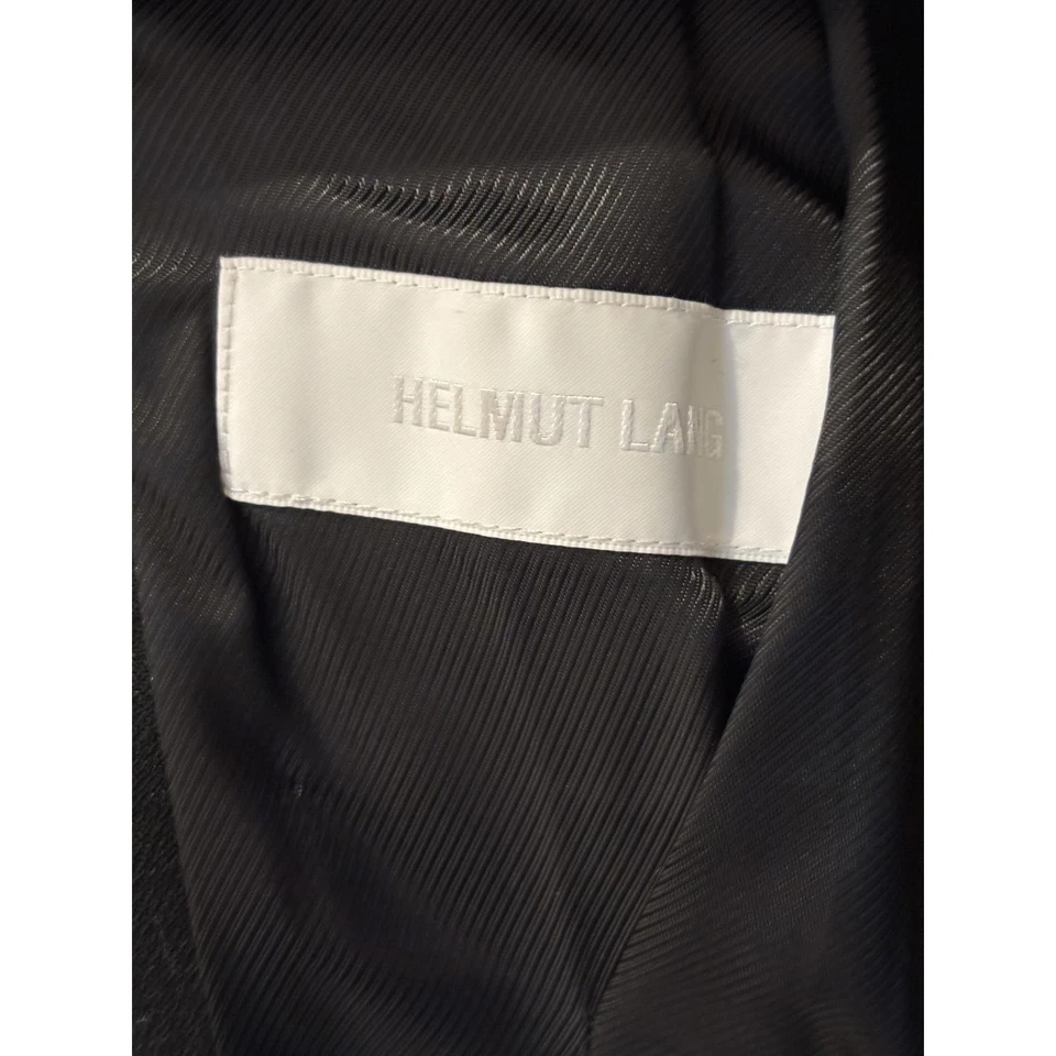 🖤 Blazer Helmut Lang Negro Mezcla de Lana Estructurado A Medida Tela Italiana, 10 Foto 4 de 4