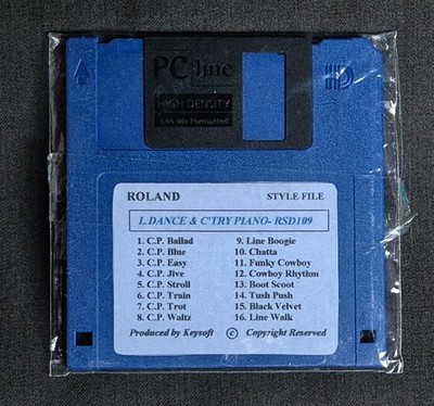 Roland Keyboard Style Disk - Diskettenstile für Roland Keyboarder