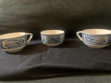 1950s Royal China Of Sebring Currier And Ives “Star Of The Road” Cups Lot Of 3