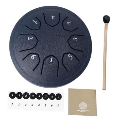  4.5 Inch Steel Tongue Drum - 8 Notes Handpan for 4.5 Inch 8 Notes Navy Blue