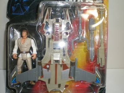 Star Wars Power Of The Force Deluxe Luke Skywalker Desert Skiff Kenner 1996 rot