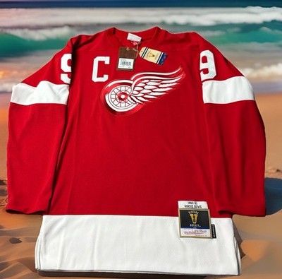 MITCHELL & NESS DETROIT RED WINGS S GORDIE HOWE POWER PLAY JERSEY $225 RETAIL