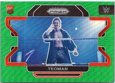 2022 Panini Prizm WWE Green Teoman Rookie #42