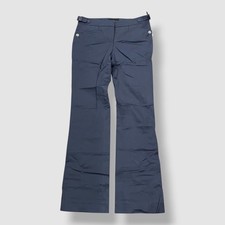 Dolce & Gabbana Women's Blue Solid Straight-Leg Dress Pants Size 40