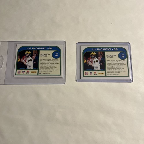 JJ Mccarthy Rookie Card Lot 2024 Score Protential Gold & Pink Parallels - Picture 2 of 2