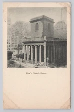 King's Chapel Boston MA Maynards Postcard