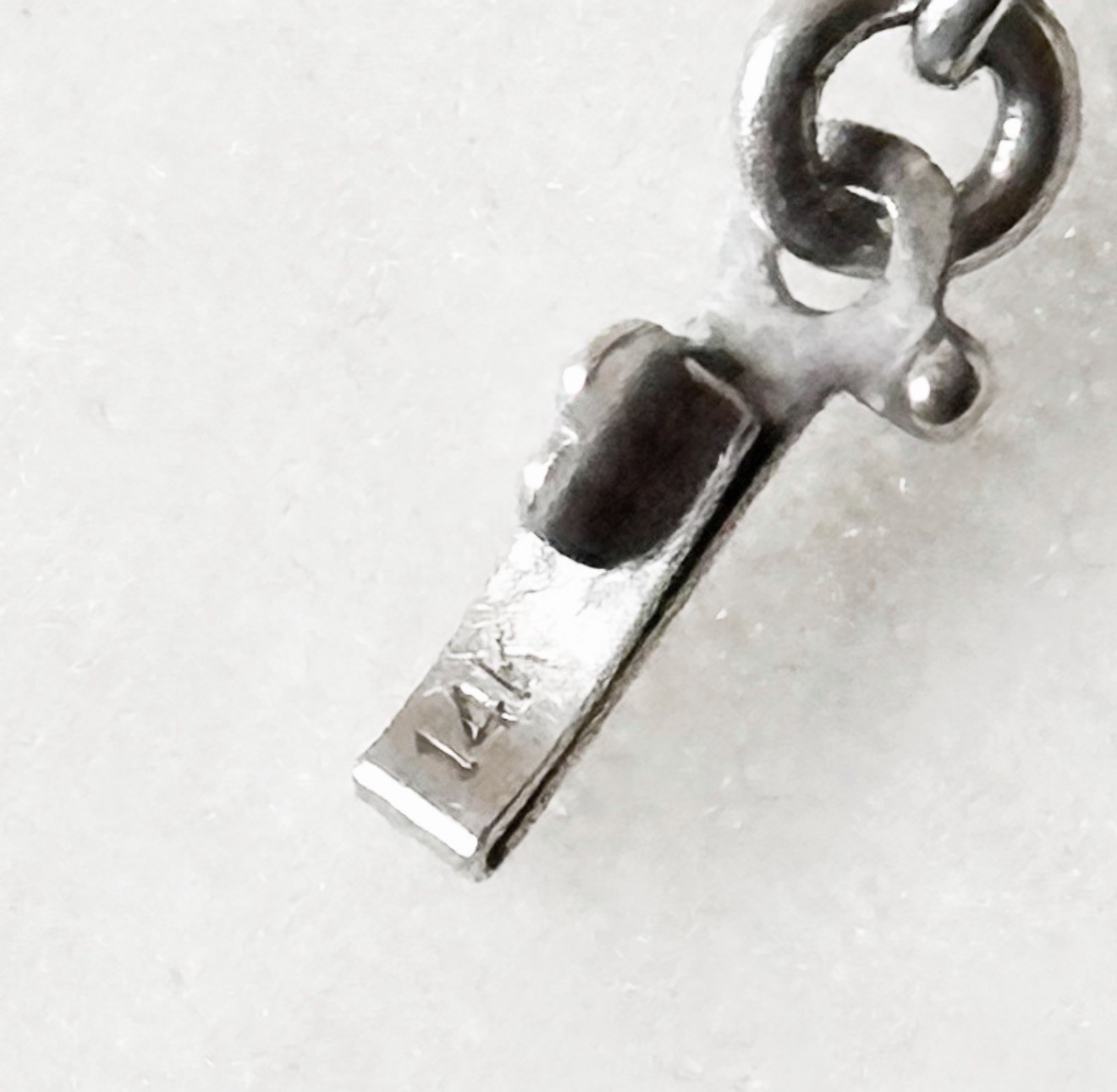 Chrome Hearts TINY E Three Drop Rosary Choker Nec… - image 2