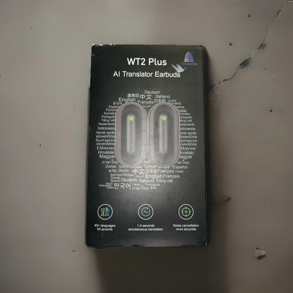 Timekettle WT2 Plus AI Language Translator Earbuds - 40 Languages | 93 Accents - Image 3 of 4