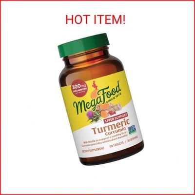 MegaFood Turmeric Curcumin Extra Strength - Liver Support - Turmeric Curcumin wi