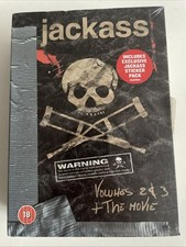 Image of DVD FILM SET JACKASS - volume 2 3 and movie COLLECTION new sealed