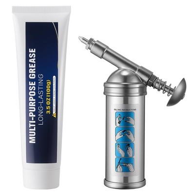Mini Grease Gun with Bicycle Grease, Small Lubricant Gun with Nozzle, Bicycle...