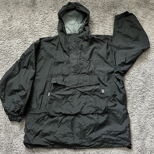 Structure Sport Mens Pullover Jacket XL Black Lined 1/4 Zip