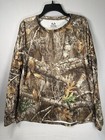 Realtree Edge Camouflage Large Long Sleeve Performance Hunting T Shirt XL 46-48