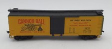 Train Miniature 2256 HO Tobacco Road Series "Cannon Ball" 40' Boxcar #721 LN