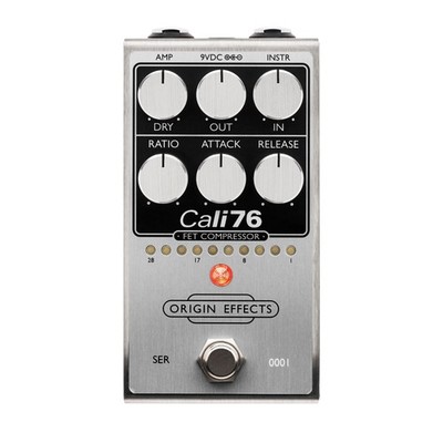 Origin Effects Cali76 FET Compressor Effects Pedal, Silver