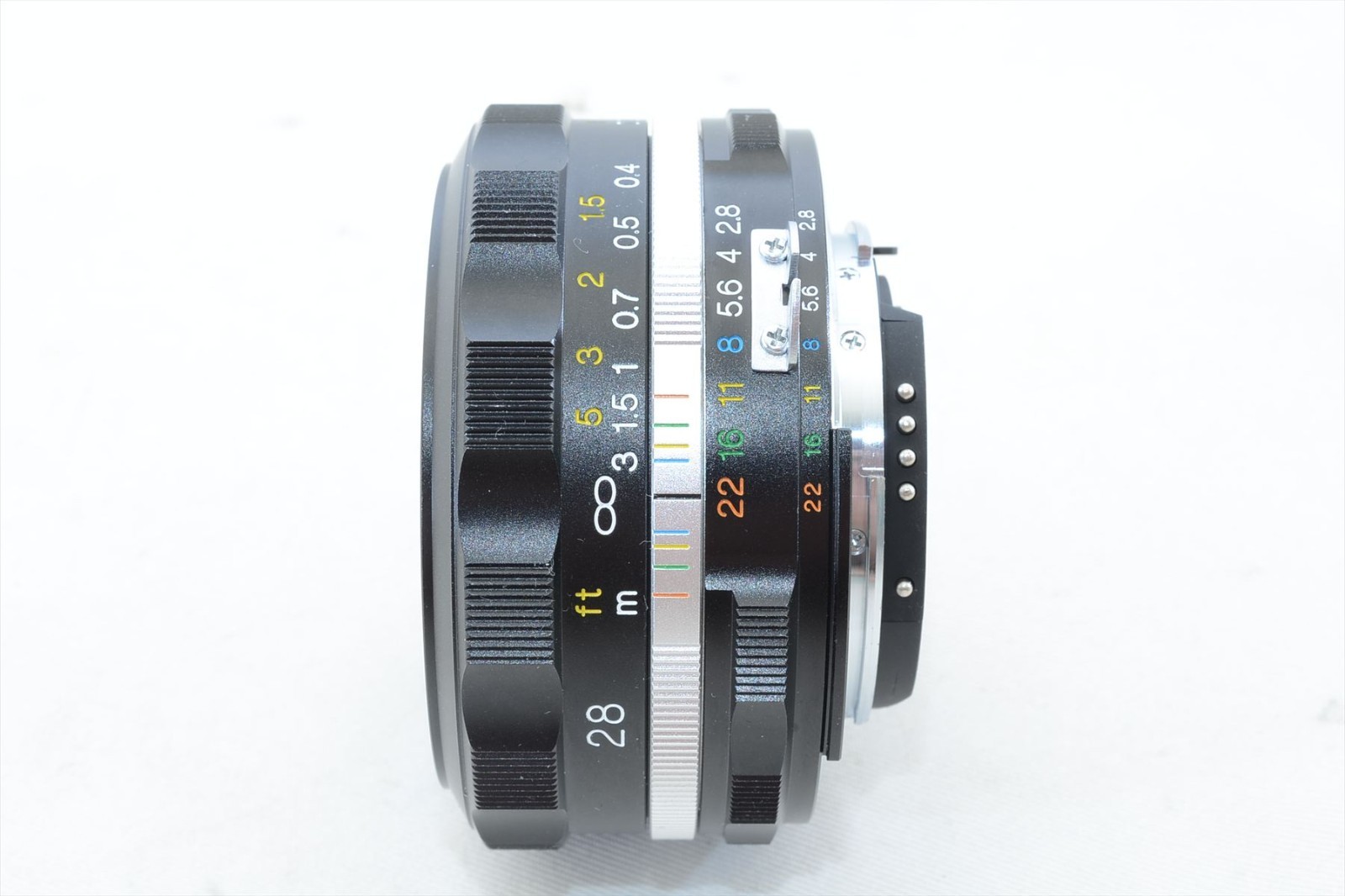 TOPMint Voigtlander Color-Skopar 28mm f2.8 SL IIs Ais Lens Nikon F 6976#J1209F