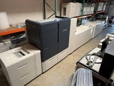 Xerox IR120 Iridesse for Sale with PINK Toner and Plockmatic Booklet Maker 