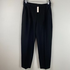 Banana Republic Black High Rise Slim Drapey Ponte Pull On Pant Large 875489