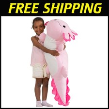 47" Jumbo Axolotl Stuffed Animal, Huggable Body Pillow Plush