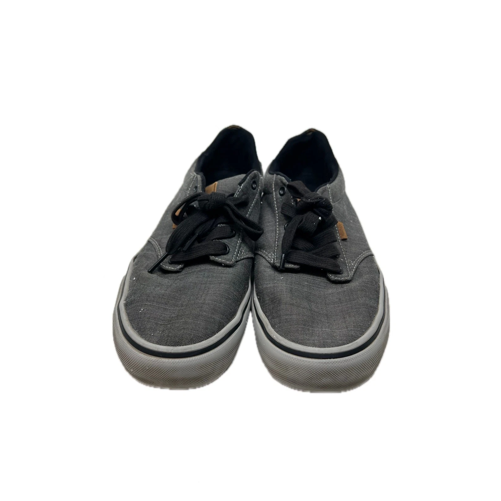 Sneakers da skate Vans in tela grigia da uomo taglia 11