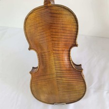 Well Crafted Left Handed 4/4 Violin Flamed Maple Back with Case Bow DDP to US