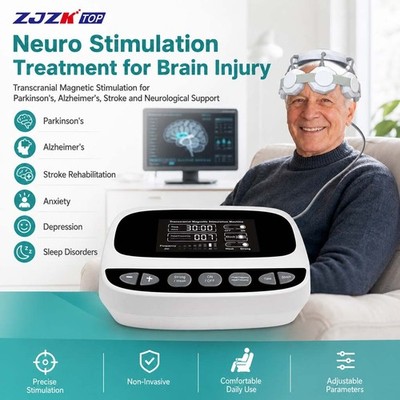 Transcranial Magnetic Device for Depression Anxiety Insomnia Improve Memory