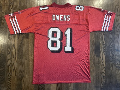 Vintage Reebok TERRELL OWENS #81 San Francisco 49ers Trikot Größe Large 44 L - Bild 3 von 6