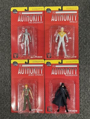 Lot of 4 DC Direct The Authority Midnighter Apollo Sparks Engineer Set New Movie