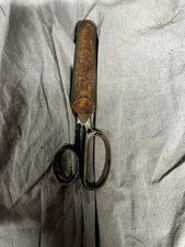 Vintage Scissors With Leather Sheath Buckeye