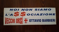 Adesivo ultras GENOA OTTAVIO BARBIERI VECCHI ORSI ANNI 2000 No Sciarpa sticker 