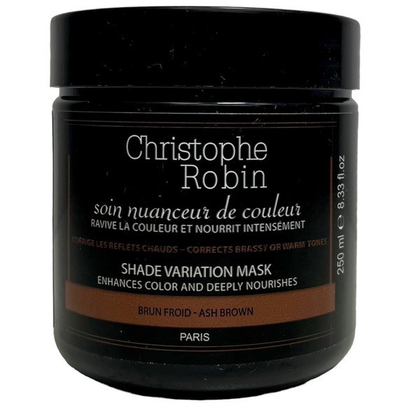 Christophe Robin Shade Variation Mask ASH BROWN Enhances Color Nourishes 8.33oz