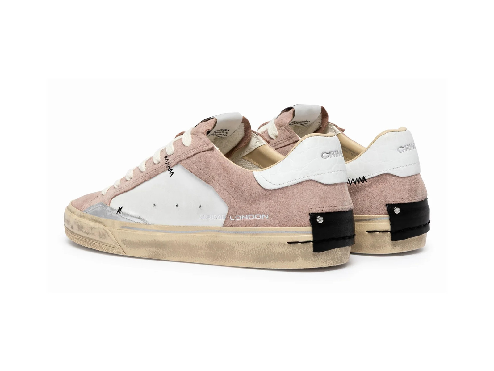 Crime London Sneaker Donna Deconstructed Desert Tan foto 3