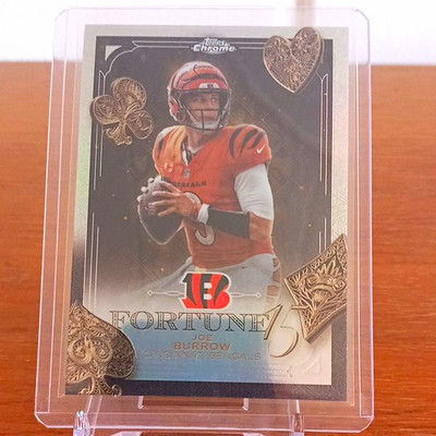 Topps 2025 Chrome Fortune 75 Joe Burrow Cincinnati Bengals #F1-5 NFL