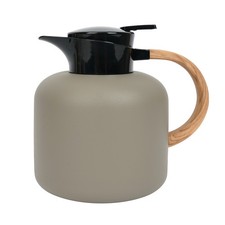 2L Isolierkanne doppelwandigen Thermoskanne 304 Edelstahl Teekanne mit Griff