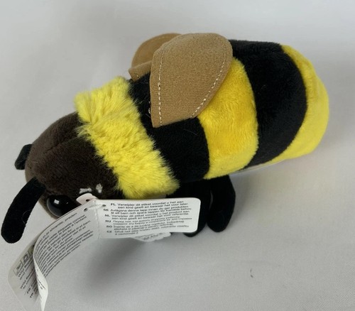 Pocketkins Eco Bee Plush Toy 5" Wild Republic New - Picture 2 of 6