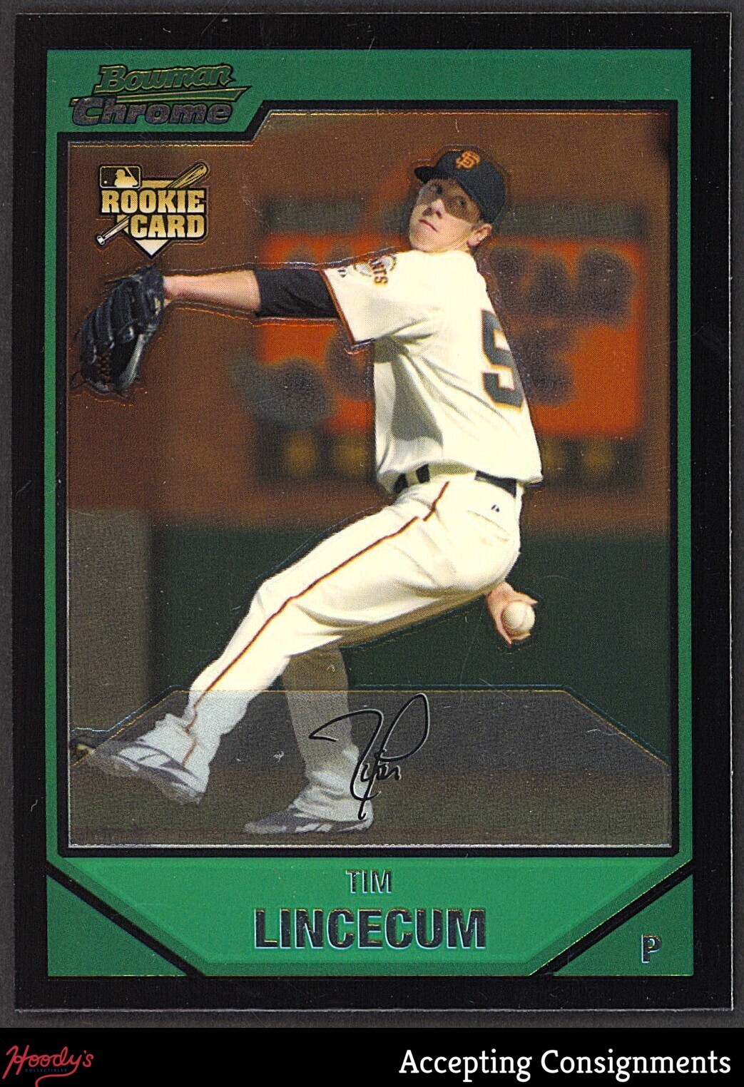 2007 Bowman Chrome #217 Tim Lincecum ROOKIE RC GIANTS