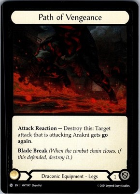 Path of Vengeance HNT147 Common The Hunted Flesh and Blood Cold Foil Near Mint