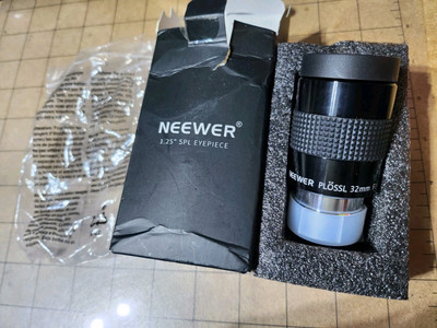 Neewer 1.25'' 32mm Plossl Telescope Eyepiece  Multi-coated New Open Box