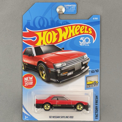 2018 Hot Wheels '82 Nissan Skyline R30 Red & Black Factory Fresh 10/10 6/365 JDM