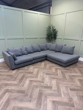 Charcoal - DFS Bampton Large Open End Chaise Sofa – Delivery Included