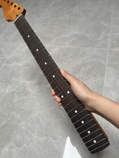 New Left hand Rosewood 22Fret satin Roasted Maple Electric guitar neck Bone Nut