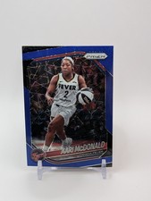 Panini Prizm WNBA 2025 Aari McDonald #10 Indiana Fever Blue Velocity Card