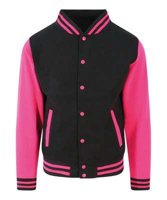 AWDis JH043 Varsity Baumwoll-Poly-Mix Strickjacke