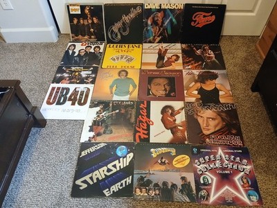 Lot Of 18 Rock/Pop/ 12  LP s Vinyls 80s  Utopia Sammy Hager Whitesnake Benatar