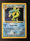 1999 Pokémon Shadowless Gyarados Holo 6/102 Base Set WOTC Card VG LP