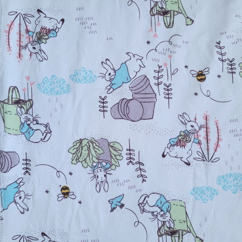 Peter Rabbit Beatrix Potter Baby Blanket Throw - Picture 2 of 6